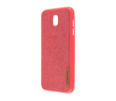 Чохол для Samsung Galaxy J3 2017 (J330) Label Case Textile червоний