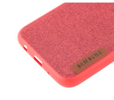 Чохол для Samsung Galaxy J3 2017 (J330) Label Case Textile червоний 1760546