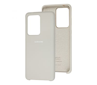 Чохол для Samsung Galaxy S20 Ultra (G988) Silky Soft Touch "сірий"