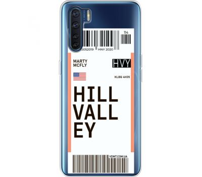 Силіконовий чохол BoxFace OPPO A91 Ticket Hill Valley (41577-cc94)