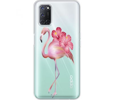 Силіконовий чохол BoxFace OPPO A52 Floral Flamingo (41582-cc12)