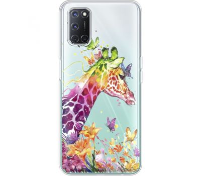 Силіконовий чохол BoxFace OPPO A52 Colorful Giraffe (41582-cc14)