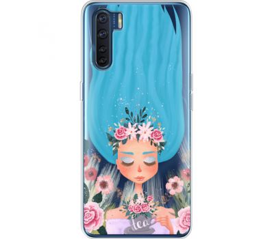 Силіконовий чохол BoxFace OPPO A91 Blue Hair (41577-cc57)