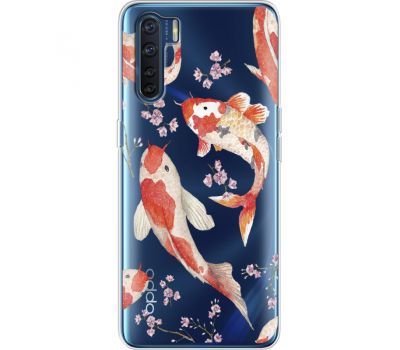 Силіконовий чохол BoxFace OPPO A91 Japanese Koi Fish (41577-cc3)