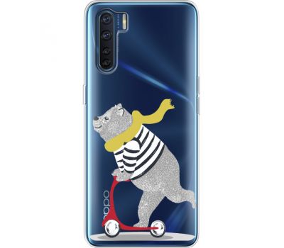 Силіконовий чохол BoxFace OPPO A91 Happy Bear (41577-cc10)