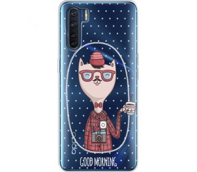 Силіконовий чохол BoxFace OPPO A91 Good Morning (41577-cc42)