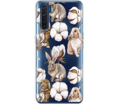 Силіконовий чохол BoxFace OPPO A91 Cotton and Rabbits (41577-cc49)