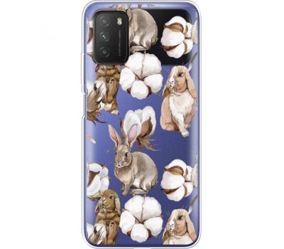 Силіконовий чохол BoxFace Xiaomi Poco M3 Cotton and Rabbits (41587-cc49)