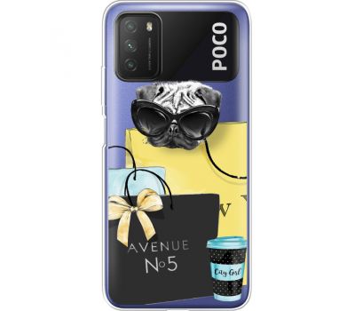 Силіконовий чохол BoxFace Xiaomi Poco M3 Fashion Pug (41587-cc55)