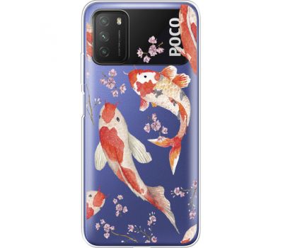 Силіконовий чохол BoxFace Xiaomi Poco M3 Japanese Koi Fish (41587-cc3)