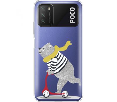 Силіконовий чохол BoxFace Xiaomi Poco M3 Happy Bear (41587-cc10)