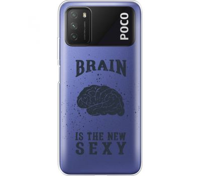 Силіконовий чохол BoxFace Xiaomi Poco M3 Sexy Brain (41587-cc47)