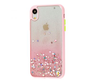 Чохол для iPhone Xr Glitter Bling рожевий