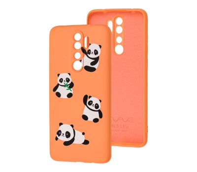 Чохол для Xiaomi Redmi Note 8 Pro Wave Fancy panda / peach