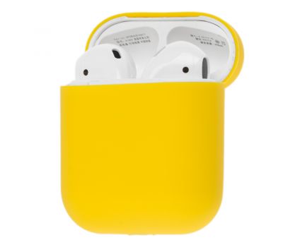 Чохол для AirPods Slim case жовтий