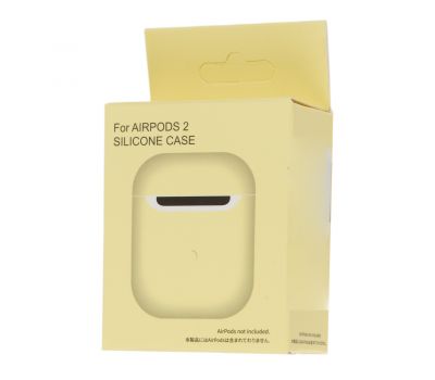 Чохол для AirPods Slim case жовтий 1771498
