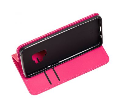 Чохол книжка Samsung Galaxy S9 (G960) Black magnet рожевий 1775116