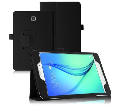 Шкіряний чохол книжка TTX з функцією підставки для Samsung Galaxy Tab A9.7 T550 Чорни
