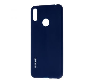 Чохол для Huawei Y7 2019 Silicone cover синій