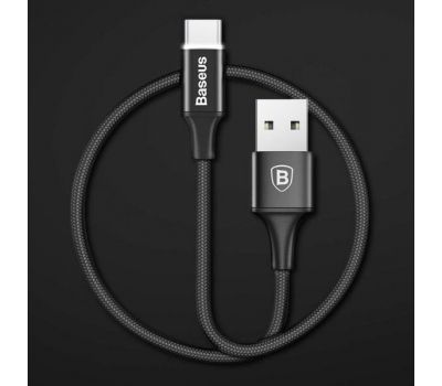 Кабель USB Baseus U-shaped Portable Type-C/Micro USB Cable чорний 1783442