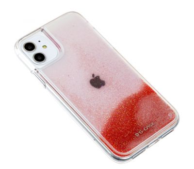 Чохол для iPhone 11 Gcase star whispen матовий блискітки вода рожевий 1784005