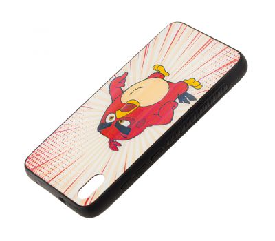 Чохол для Xiaomi Redmi 7A glass "Angry Birds" Red 1791477