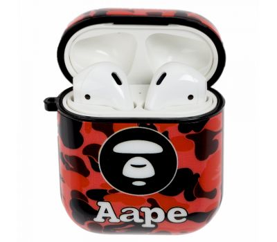 Чохол для AirPods Young Style supreme khaki red