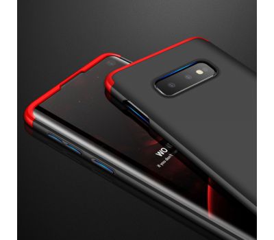 Чохол GKK LikGus для Samsung Galaxy S10e (G970) 360 чорно-червоний 1792938