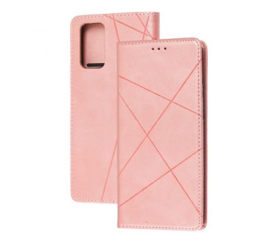 Чохол книжка Business Leather для Samsung Galaxy Note 20 (N980) рожевий
