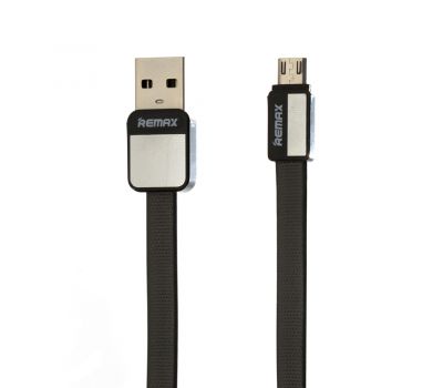 Кабель USB Remax RC-044m Platinum Metal microUSB 1m черный