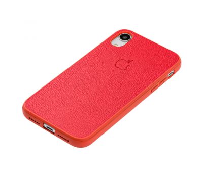 Чохол для iPhone Xr Leather cover червоний 1799925