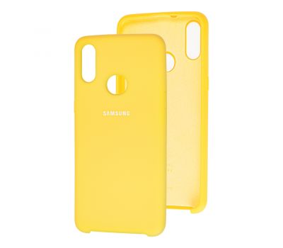 Чохол для Samsung Galaxy A10s (A107) Silky Soft Touch "жовтий"