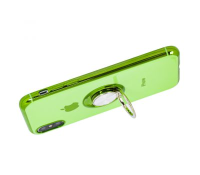 Чохол для iPhone Xs Max SoftRing зелений 1805855