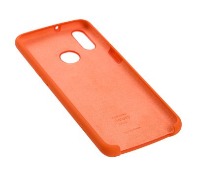 Чохол для Samsung Galaxy A10s (A107) Silky Soft Touch помаранчевий 1814598