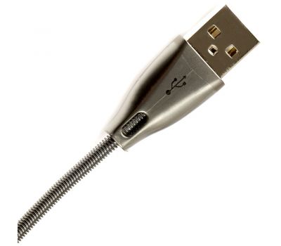 Кабель USB Moxom CC-31 microUSB 2.4A 1m серебристый 1815787