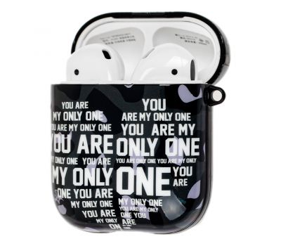 Чохол для AirPods Stickers print "only one" 1819345