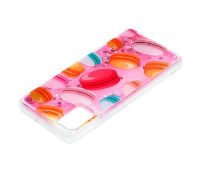 Чохол для Samsung Galaxy A51 (A515) Блискітка вода new пончик рожевий 1824300