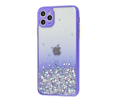 Чохол для iPhone 11 Pro Glitter Bling бузковий
