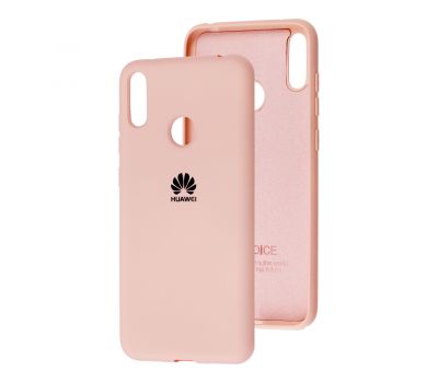 Чохол для Huawei Y7 2019 Silicone Full рожевий пісок