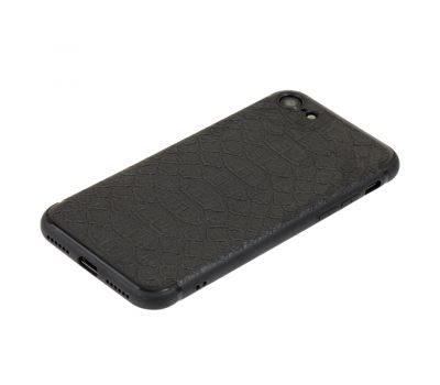 Чохол Croco для iPhone 7/8 Leather під магнітний утримувач чорний 1838722