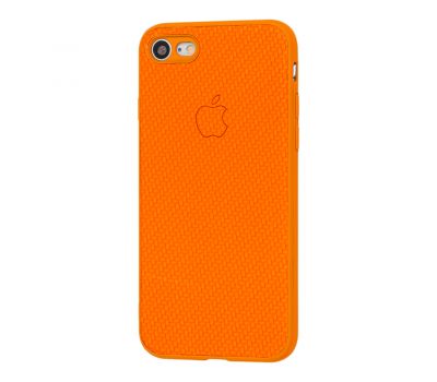 Чохол Carbon New для iPhone 7/8 оранжевий