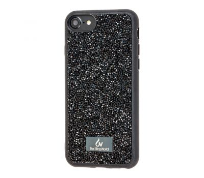 Чохол Bling grainy для iPhone 6/7/8 diamonds чорний