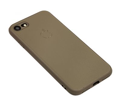 Чохол Leather для iPhone 7/8 захист 360 світло-коричневий 1839144