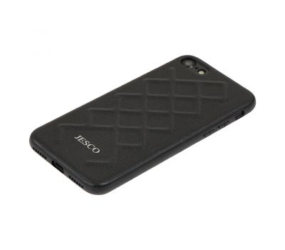 Чохол Jesco для iPhone 7/8 еко-шкіра чорний 1839255