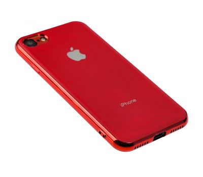 Чохол для iPhone 7/8 Silicone case матовий (TPU) червоний 1839228