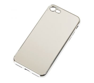 Чохол для iPhone 7/8 Glass дзеркало "сріблястий" 1842043