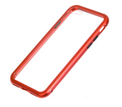 Чохол для iPhone 7 / 8 Magnetic with glass червоний 1842262