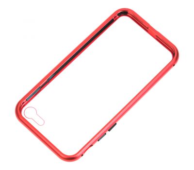Чохол для iPhone 7 / 8 Magnetic with glass червоний 1842263