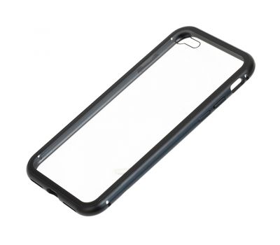 Чохол для iPhone 7 / 8 Magnetic with glass чорний 1842265