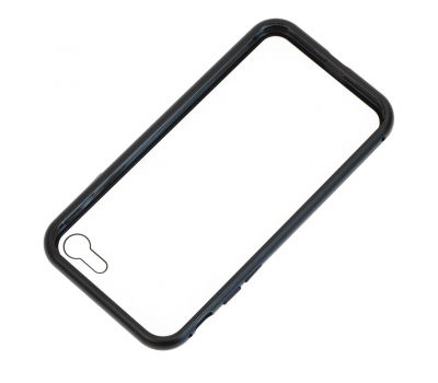 Чохол для iPhone 7 / 8 Magnetic with glass чорний 1842266